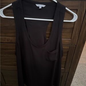 Naked Zebra Black Cut Out Tank Top